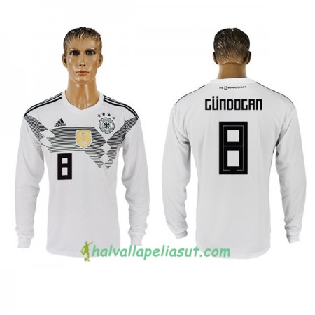 Jalkapallo Pelipaidat Saksa Gundogan 8 World Cup 2018 Kotipaita Pitkähihainen